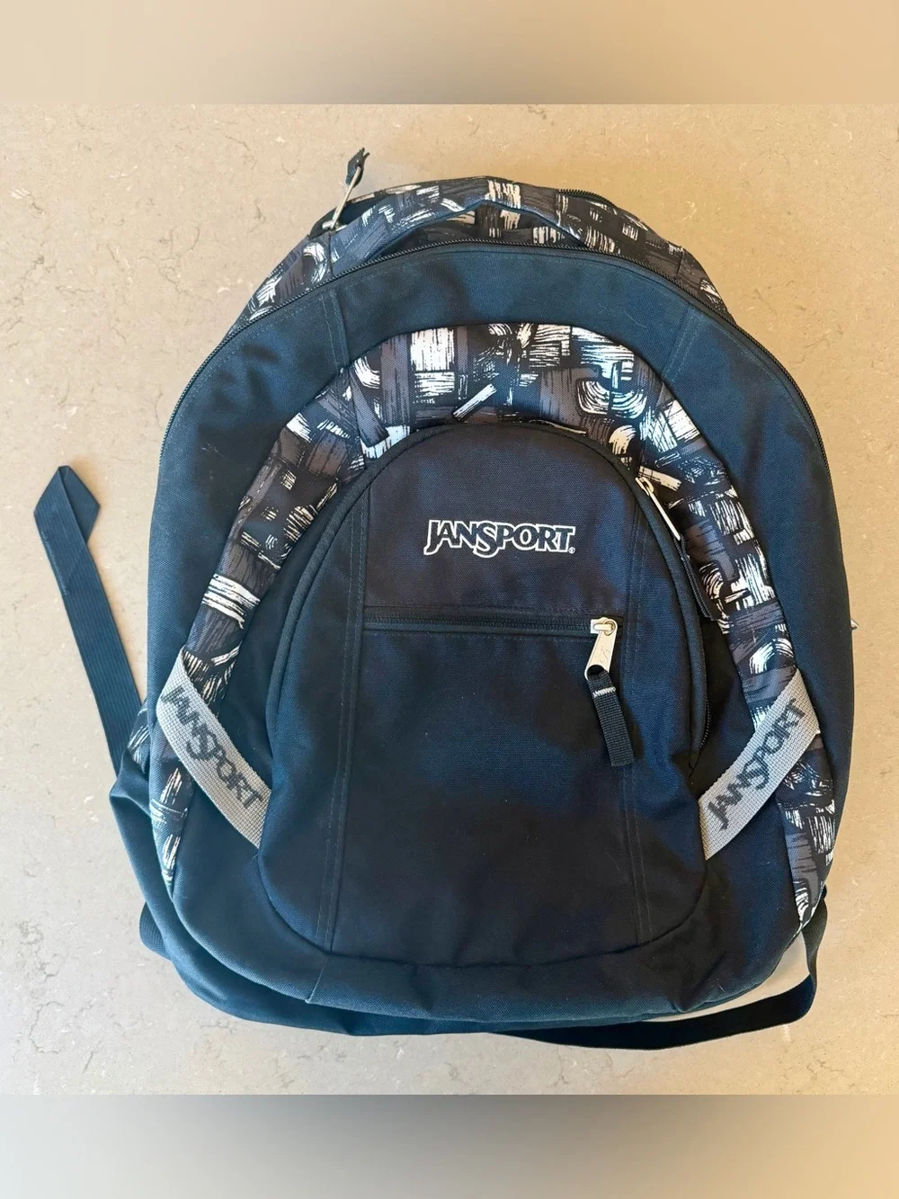 JanSport TUJO Backpack Abstract Brushstroke Print 15.6” Laptop School Travel